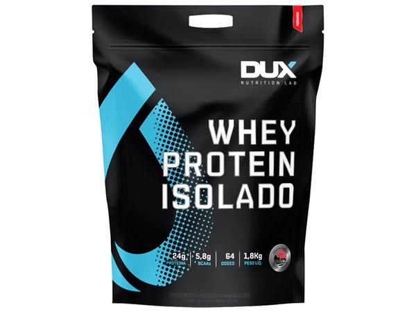 Whey Protein Isolado Morango Dux Nutrition 1,8kg