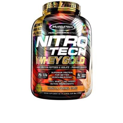 Whey Protein Nitro Tech 100% Whey Gold 5.5 Lbs Muscletech