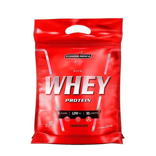 Whey Protein Nutri Integralmedica Refil 907g Chocolate