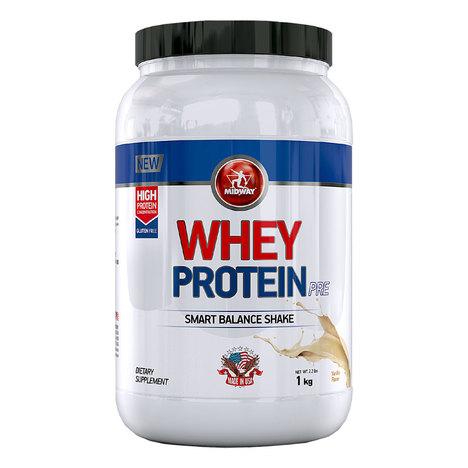 Whey Protein Pre Smart Balance Shake 1Kg Baunilha - Midway
