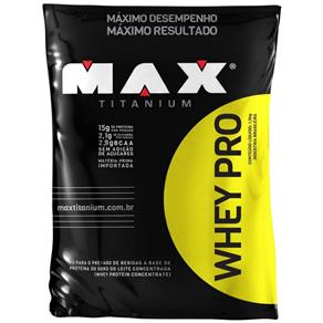 Whey Protein Pro 1,5Kg - Max Titanium - Morango