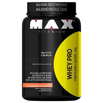 Whey Protein Pro 1 Kg - Max Titanium
