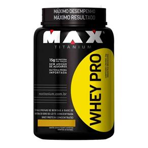 Whey Protein Pro 1Kg - Max Titanium - Baunilha