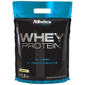 Whey Protein Pro Series - 1800g - Atlhetica Nutrition. - MORANGO - 1,8 KG