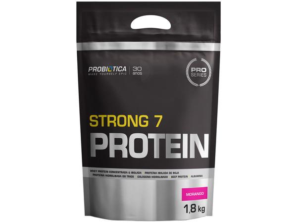 Whey Protein Strong 7 Morango 1800g - Probiótica