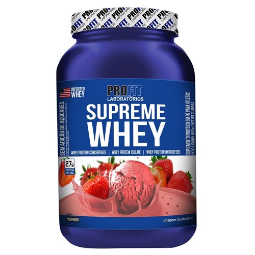 Whey Protein Supreme Whey - Profit - 907G - Morango