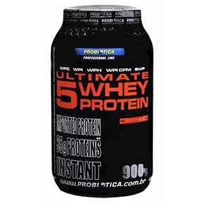 Whey Protein Ultimate 5 Whey Protein 900G - Probiótica - Baunilha