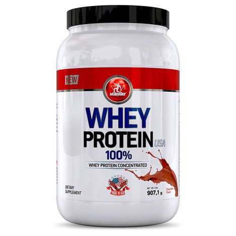 Whey Protein Usa 907G Chocolate - Midway