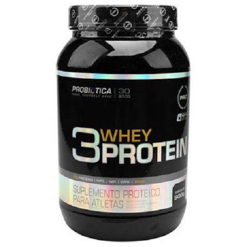 Whey Protein 3W 900g Probiotica Chocolate