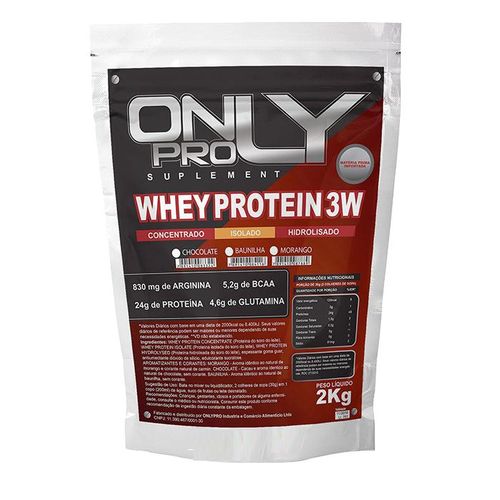 Whey Protein 3w - 2kg (Sabor Chocolate)