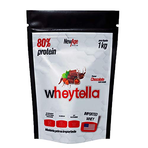 Whey Protein - Wheytella Sabor Chocolate com Avelã -