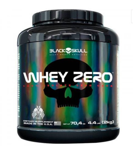 Whey Zero 2kg - Black Skull - Black Nutrition
