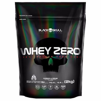 Whey Zero Refil - Black Skull Whey Zero Refil Cookies And Cream 2kg - Black Skull