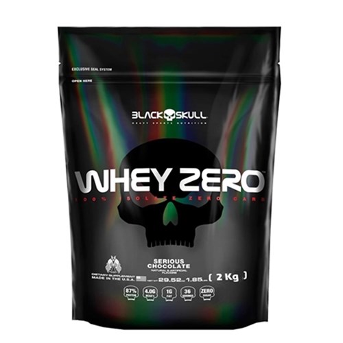 Whey Zero Refil 2kg - Black Skull