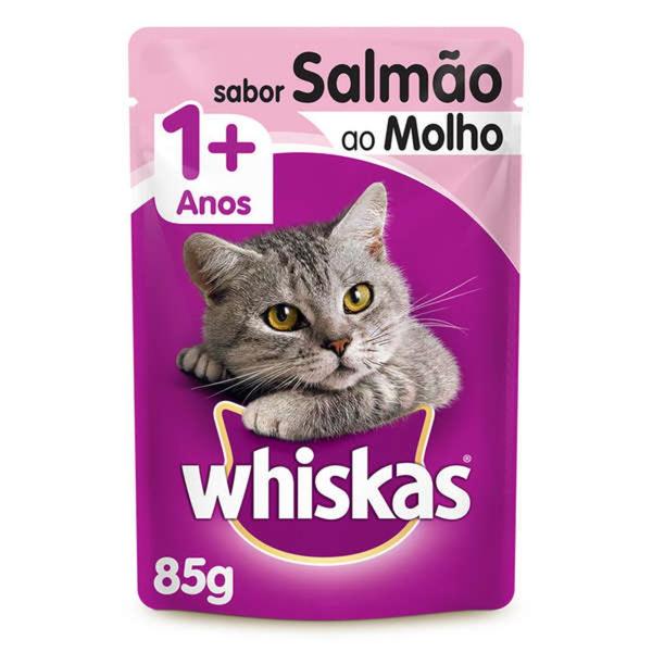 Whiskas Sachê Adulto Salmão - 85g