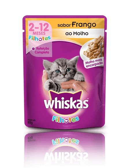 Whiskas Sachê Filhotes Frango para Gatos- 85g
