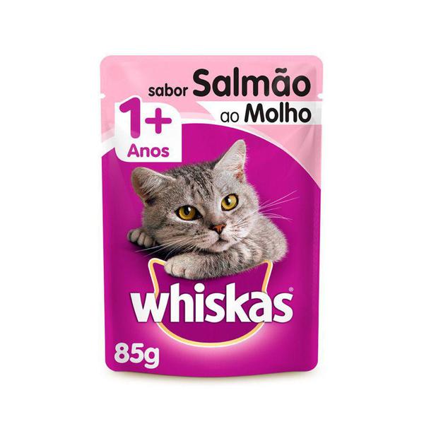Whiskas Sache Salmão ao Molho - 85 Gr