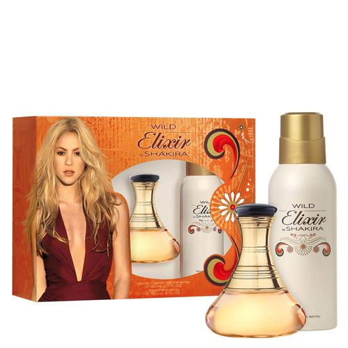 Wild Elixir By Shakira Eau de Toilette Shakira - Perfume Feminino 80ml + Desodorante 150ml