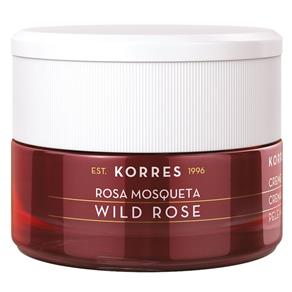 Wild Rose Korres - Creme Hidratante Iluminador 40G