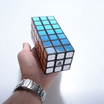 JIA Wit Eden 3 * 3 * 7 Cuboid Magic Cube Twisty enigma Preto suave Puzzle Cube