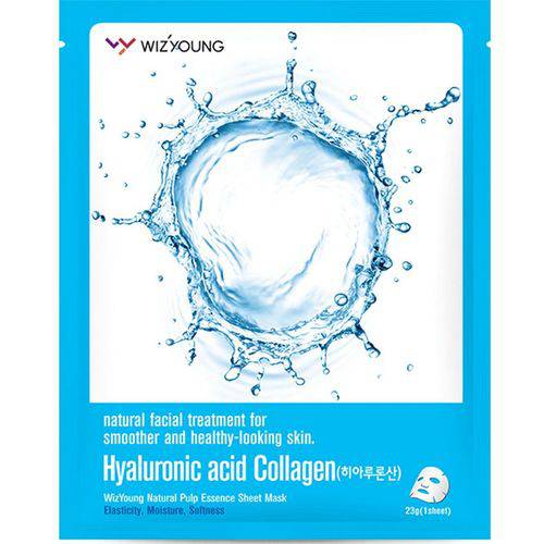 Wizyoung Hyaluronic Acid Collagen Essence Mask Pack