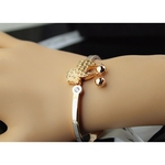 Women Lady Fashion Jewelry Geometry Simple Design Rhinestone Bracelet Gift