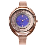 Women Luxury Crystal Stainless Steel Watch Quartz Analog Alloy Wrist Watches