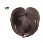 Women Silky Clip-On Hair Topper Wig Heat Resistant Fiber Wig Fashion Hair Wig