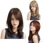 Women's fashion synthetic wigs women's hair wigs hairpieces women's straight long hairs natural wave