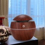 Wood Grain Negative Ion Aroma Essential Oil Diffuser Small-scale USB Air Humidifier for Office Home