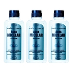 3x água micelar serum salon opus com ação antioxidante ideal para tratamento capilar 60ml
