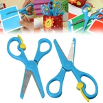 2x Corte de papel DIY Craft Card Making Scrapbooking Safety Kid Scissors Artwork Tool