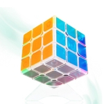 3x3 Cube velocidade Magia Cérebro Transparente Teaser inteligentes brinquedos do cubo para Crianças e Adultos Beginner Cubo mágico