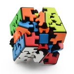 3x3 3D ¿¿Adhesive Papel engrenagem Magic Cube Toy enigma para crianças cor aleatória