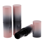 3x DIY Batom Recipiente Tubos De Bálsamo Para Lábios Lip Gloss Bottle Set Gradient Color