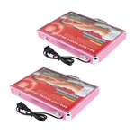 2x Elétrica Spa Pedras Quentes Massageador Aquecedor Kit Para 20 Pedras De Massagem Plug Eua