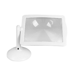 3X Lupa Brilhante LED Leitura Lupa Auxiliar Rotary Multi-função Lupa de Mesa Com Tela de Rotação de 360 Graus