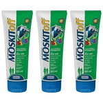 3x Repelente Moskitoff Kids Longa Duração Protege Contra Mosquitos Loção 120ml Cheiro Maçã Verde