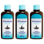 3x serum hidratante d-pantenol concentrado salon opus ajuda no combate da queda capilar 60ml