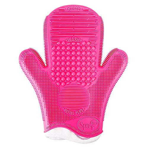 2x Sigma Spa® Brush Cleaning Glove - Pink | Luva para Limpeza de Pincéis Sigma
