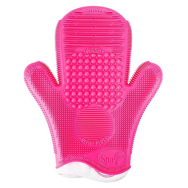 2X Sigma Spa Brush Cleaning Glove - Pink Luva para Limpeza de Pincéis Sigma