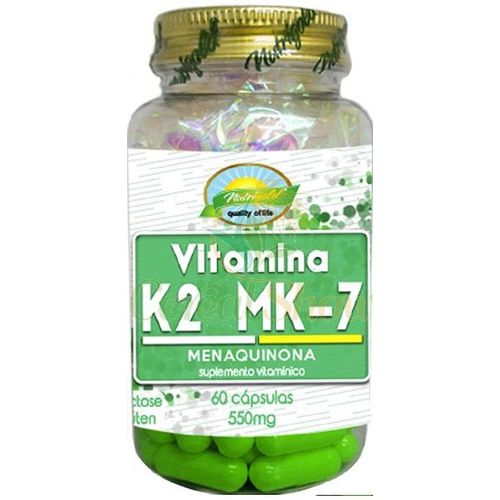 3x Vitamina K2 Mk7 Menaquinona 60 Cápsulas