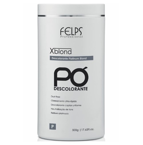Xblond Pó Descolorante Capilar Platinum Blond Felps Profissional 500g