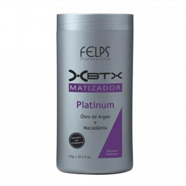 XBTX Matizador Platinum Felps Profissional Creme Alisante 1kg