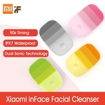 Xiaomi inFace Sonic Electric Beauty Face Máquina de limpeza profunda limpador facial à prova d 'água limpeza cravo remover limpador de rosto cuidados com a pele escova massageador