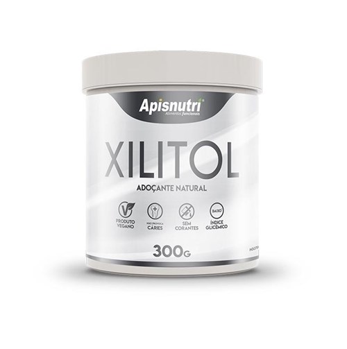 Xilitol Adoçante Natural Apisnutri - 300 G