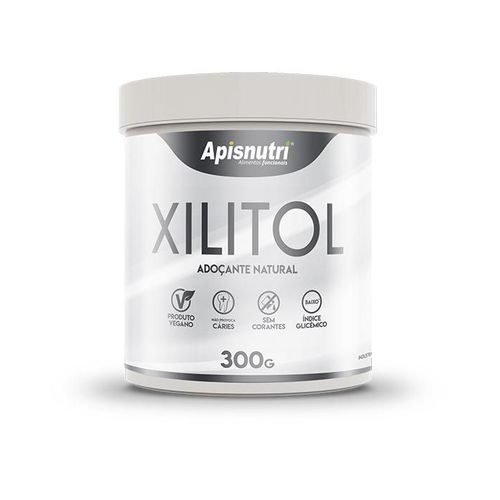 Xilitol Adoçante Natural Apisnutri 300g