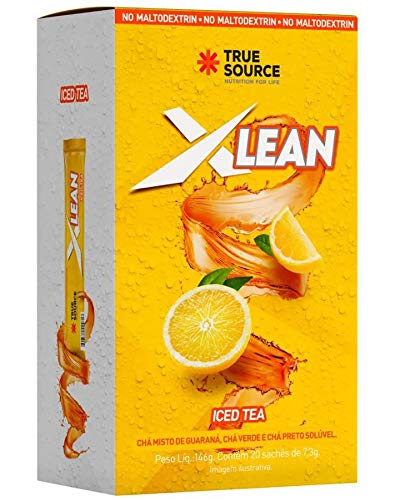 XLEAN Iced Tea 20 Sachês de 7,3g (Limão) - TRUE Source