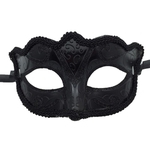 2xMen Ladies Masquerade Ball Mask Venetian Party Eye Mask Novo Carnaval Preto