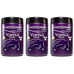 Yamá Ametista Pó Descolorante 300g - Kit com 03